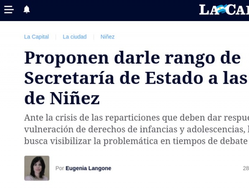 Proponen darle rango de Secretaría de Estado a las áreas de Niñez